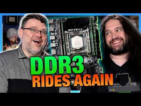 YouTube thumbnail for DDR3 Rides Again, ft. Wendell of Level1 Techs