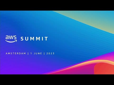 YouTube thumbnail for AWS Summit Amsterdam 2023 Keynote