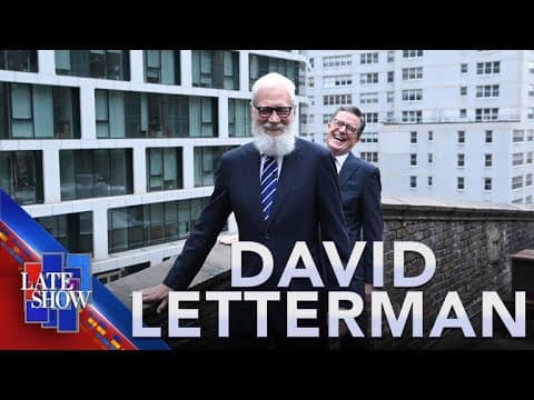 YouTube thumbnail for Wanton Destruction Of CBS Property - Letterman & Colbert Toss Stuff Off The Roof Of The Ed Sullivan