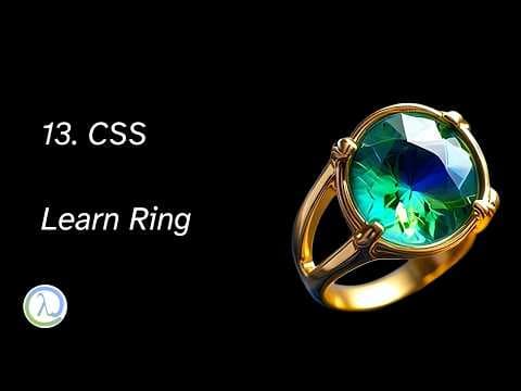 YouTube thumbnail for Learn Ring - 13. CSS