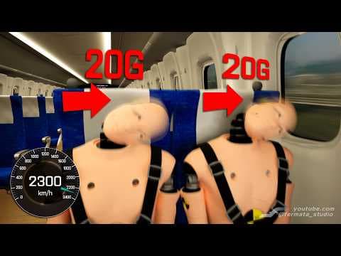 YouTube thumbnail for Can Humans Survive Commuting on a Shinkansen Bullet Train at the Speed of Sound?