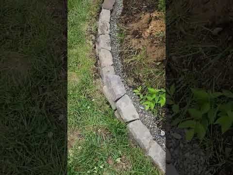 YouTube thumbnail for Finished some stone edging for my garden!