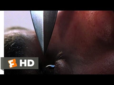 YouTube thumbnail for The real knife stopping a quarter inch from Tom Cruise’s eye in Mission: Impossible 2 is certainly enough to trigger one's aichmophobia.
