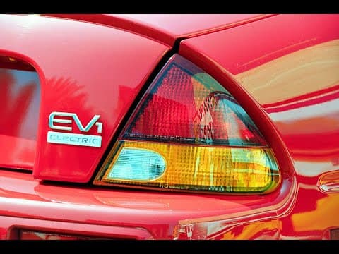 YouTube thumbnail for General Motors 1997 EV1 electric car