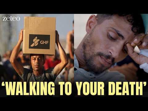YouTube thumbnail for How American Aid Sites in Gaza are Killing Palestinians