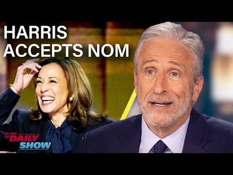 YouTube thumbnail for John Stewart's DNC Recap: