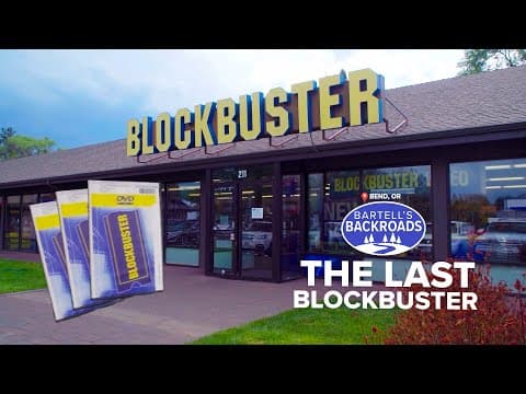 YouTube thumbnail for The last Blockbuster stands in Bend, Oregon | Bartell's Backroads [03:01]