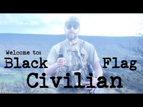 YouTube thumbnail for Black Flag Civilian: a new guntuber worth following