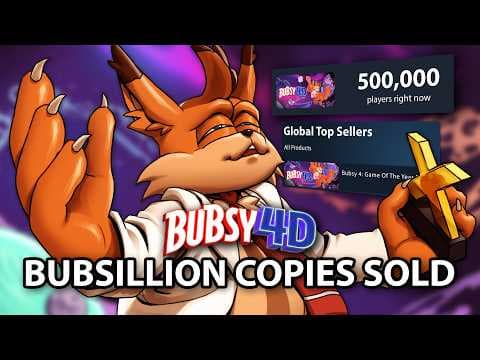YouTube thumbnail for Somehow, Bubsy Returned [15:00]
