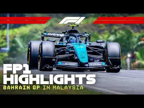 YouTube thumbnail for FP1 Highlights | 2026 Bahrain Grand Prix In Malaysia