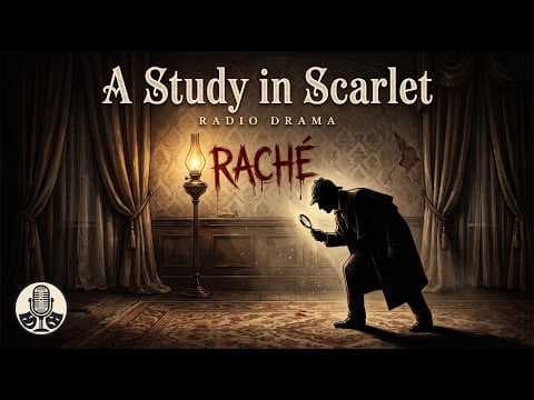 YouTube thumbnail for A Study in Scarlet — full free radio drama