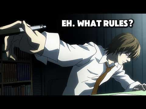 YouTube thumbnail for Obscure Death Note Rules That NEVER Affect the Story [8:26]