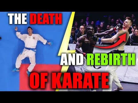YouTube thumbnail for Inside Fighting - THE DEATH AND REBIRTH OF KARATE!!! - This changed everything