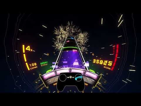 YouTube thumbnail for Spin Rhythm XD (Hot Pursuit XD) Steam Controller Gyro No Aim assist