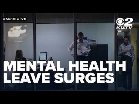 YouTube thumbnail for Mental health leave surges as employers face rising costs