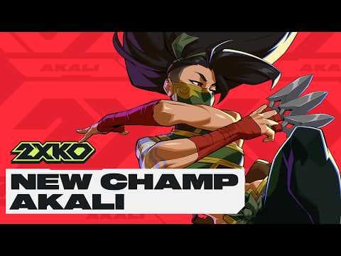 YouTube thumbnail for Akali Gameplay Reveal Trailer | 2XKO
