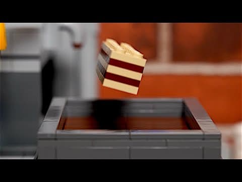 YouTube thumbnail for Lego KitKat Factory - Stop Motion Cooking [5:43]