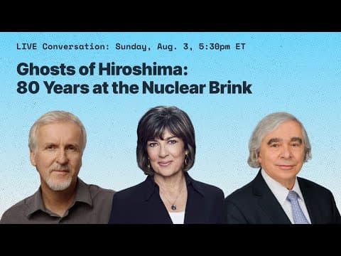 YouTube thumbnail for James Cameron explains how growing up under the threat of nuclear war shaped his films (start at 3:09)