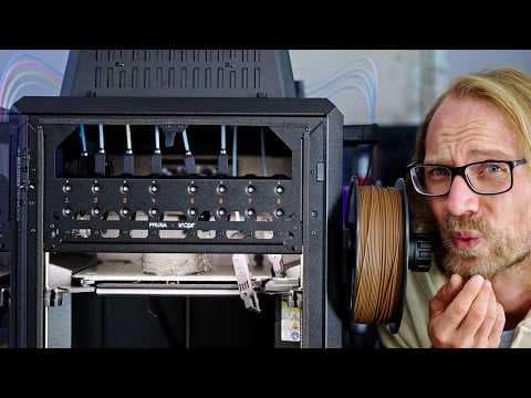 YouTube thumbnail for The Prusa Core One INDX isn't a functional 3D printer (yet) - Made With Layers