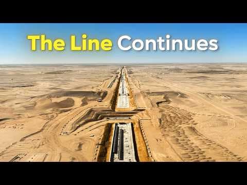YouTube thumbnail for The Line in 2025: What Is Really Happening?