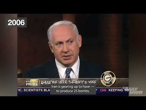 YouTube thumbnail for 30 years of Netanyahu telling you Iran is days away from a nuclear bomb