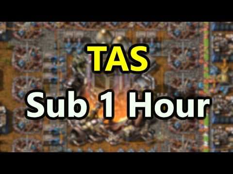 YouTube thumbnail for Factorio TAS in 57 Minutes - Zaspar - YouTube