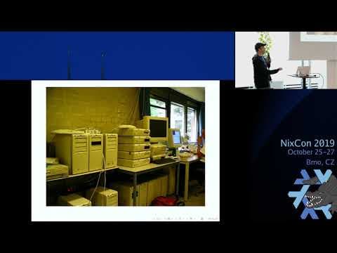 YouTube thumbnail for The dark and murky past of NixOS (NixCon 2019)