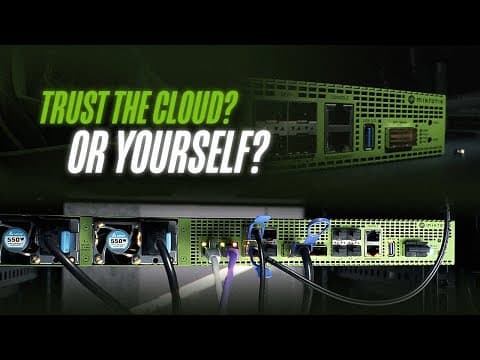 YouTube thumbnail for RouterOS enterprise Data Server: storage, networking, compute... ALL-IN-ONE!