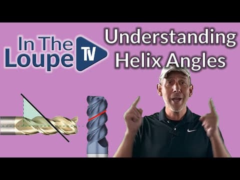 YouTube thumbnail for In The Loupe, Harvey Tools has a youtube series all about cutting tools