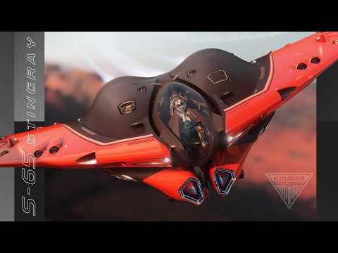 YouTube thumbnail for Star Citizen | Introducing the Kruger S-65 Stingray