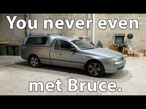 YouTube thumbnail for Bruce the ute, is dead.