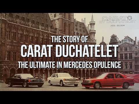 YouTube thumbnail for The Story Of Carat Duchatelet: The Ultimate In Mercedes Opulence