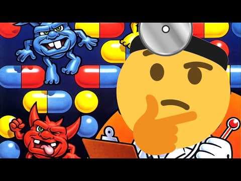 YouTube thumbnail for Dr. Mario is a strange game
