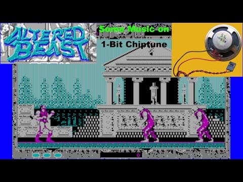 YouTube thumbnail for Altered Beast [MS DOS] Some Music on IBM PC Speaker