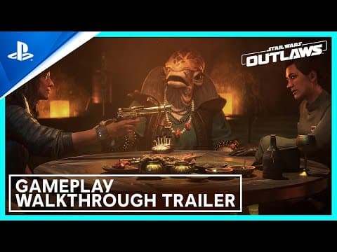 YouTube thumbnail for Star Wars Outlaws - Official Gameplay Walkthrough | PS5 Games