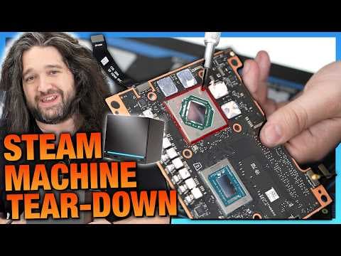 YouTube thumbnail for Excellent Repairability: Steam Machine Tear-Down and Accessing RAM & SSD - Gamers Nexus