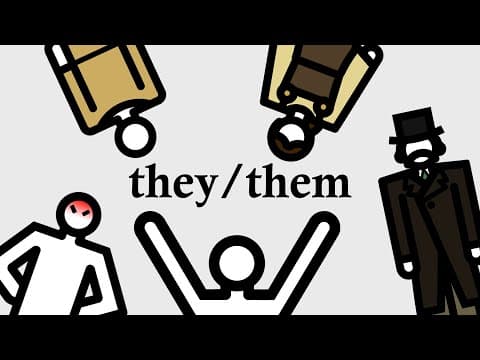 YouTube thumbnail for Let's Talk About Singular They.