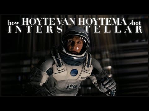 YouTube thumbnail for How Hoyte van Hoytema shot Interstellar - A Video Analysis