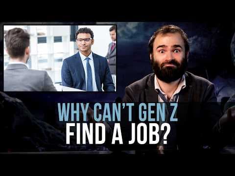 YouTube thumbnail for Why Can't Gen Z Find A Job? - Some More News