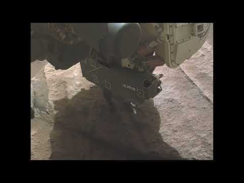 YouTube thumbnail for YT Video of the abrasion process - Sol 1931 July 26, 2026: Front Left Hazard Avoidance Camera (HaZcam)