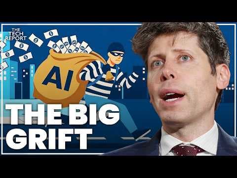 YouTube thumbnail for AI hype is ‘grifting’ the SaaS industry | Ed Zitron