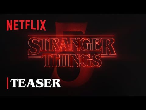 YouTube thumbnail for Stranger Things 5 | Title Tease (Coming 2025)