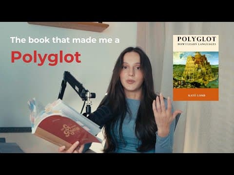 YouTube thumbnail for How polyglots learn languages | The book that changed my life