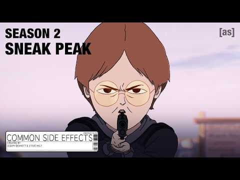 YouTube thumbnail for Common Side Effects | First Look @ Season 2 | adult swim