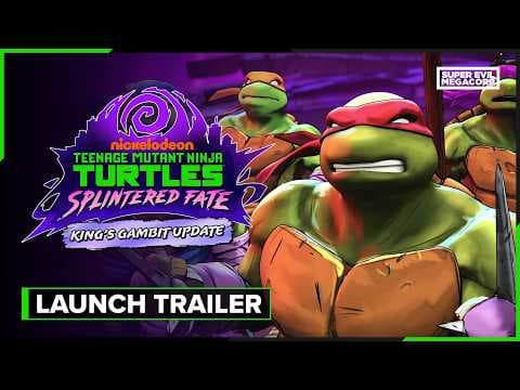 YouTube thumbnail for TMNT: Splintered Fate - The Kings Gambit Launch Trailer