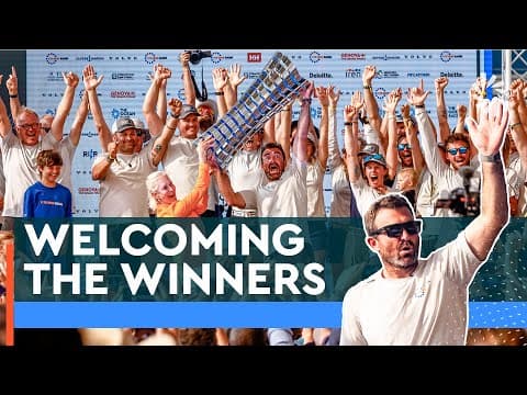 YouTube thumbnail for 11th Hour Racing Team become the first American team to win The Ocean Race!
