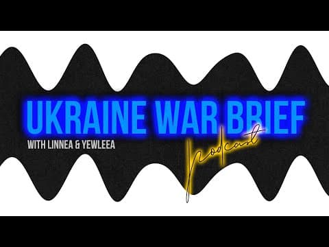 YouTube thumbnail for [Ukraine War Brief Podcast] Ukraine's Future in NATO and Prigozhin's Coup Collaborators    June 29, 2023