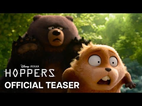 YouTube thumbnail for Disney & Pixar's Hoppers | Teaser Trailer | March 6, 2026