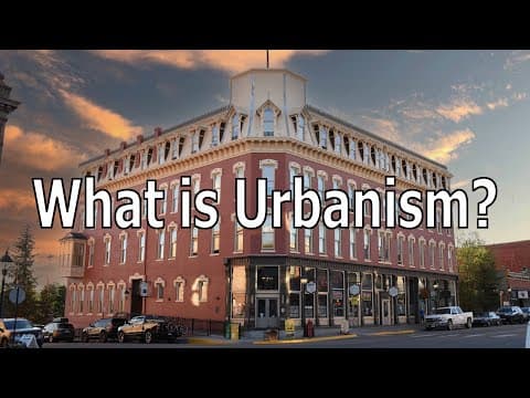 YouTube thumbnail for So what is Urbanism to you?