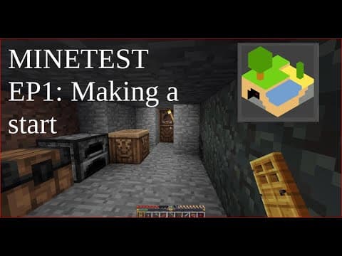YouTube thumbnail for MineClone2 Let's play